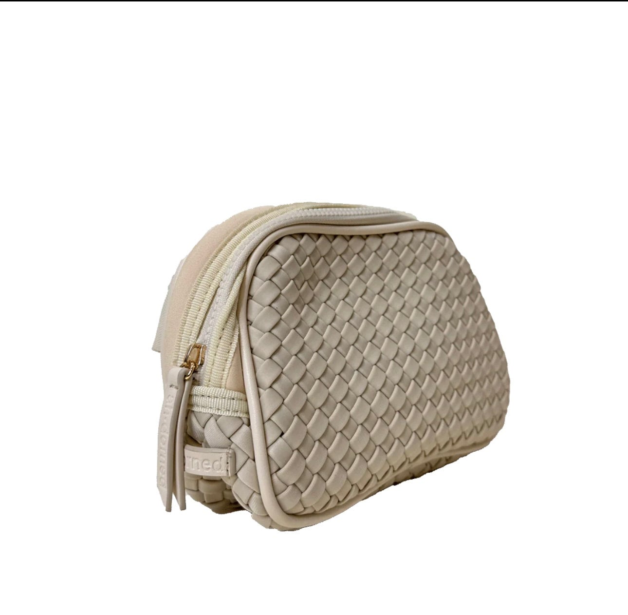 Lilly Ecru (Cream) | Woven Neoprene Tote